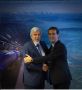 Ο πρόεδρος της «Τεχνόπολης Θεσσαλονίκης» Τάσος Tζήκας και ο Γενικός Διευθυντής του CERN Rolf Heuer την περασμένη Δευτέρα στη Γενεύη